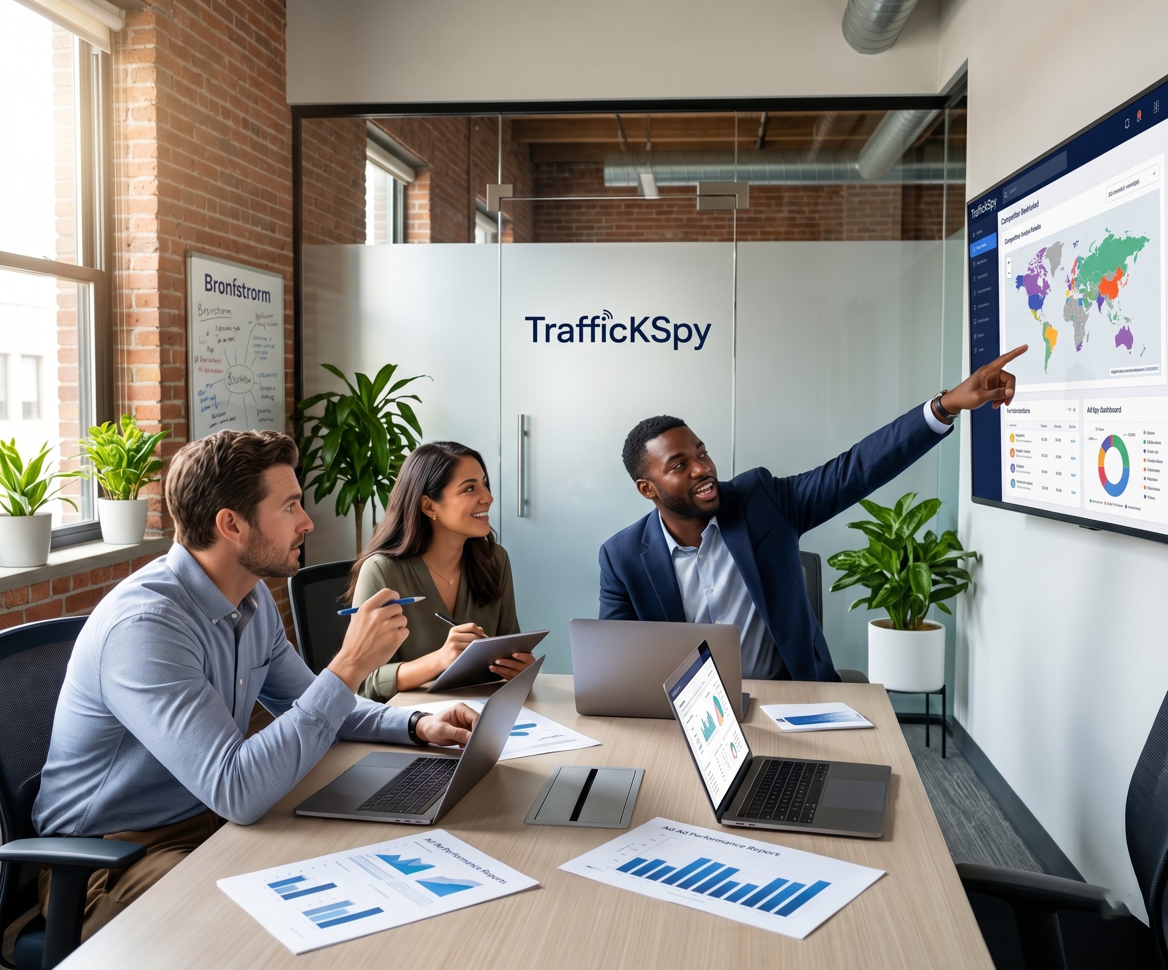 Traffick Spy team strategy session