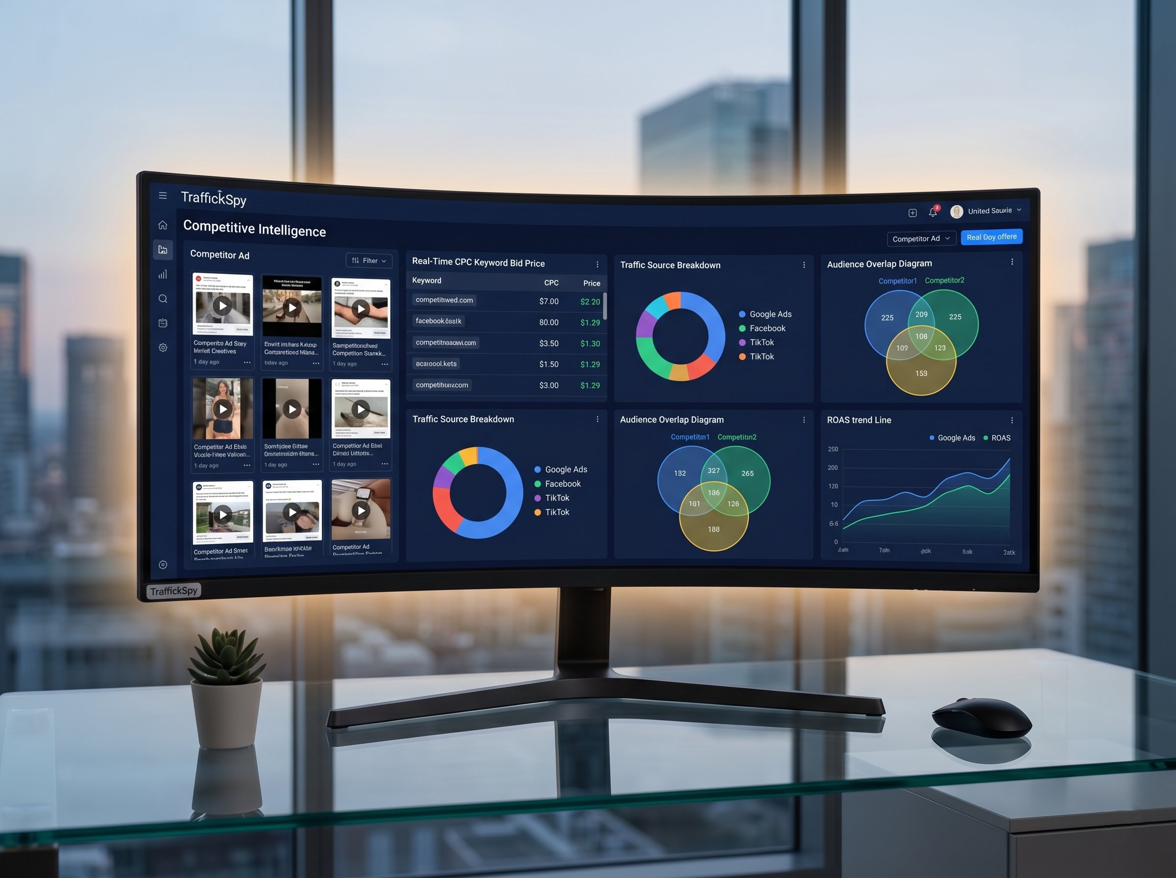 Data intelligence dashboard