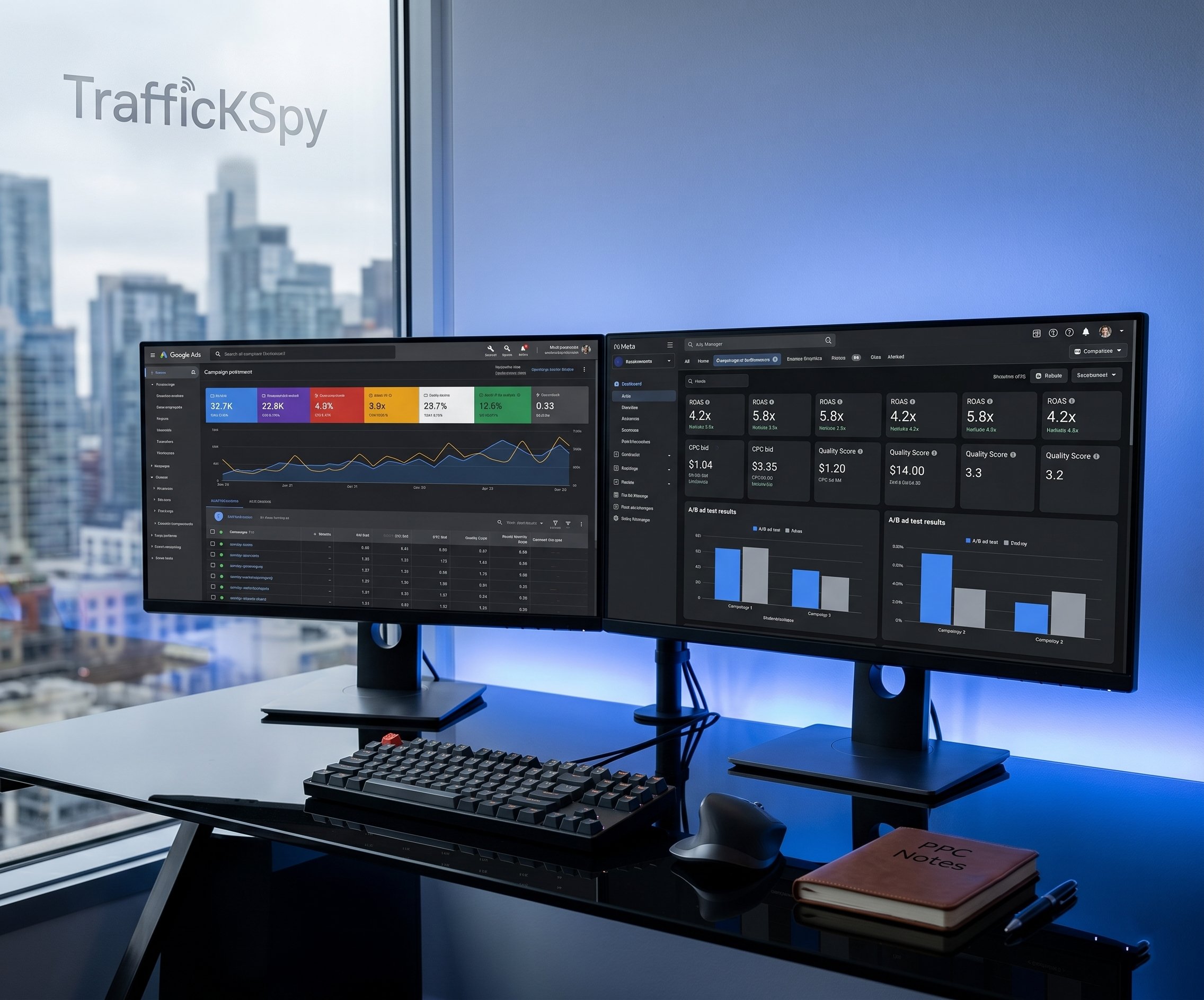 PPC advertising analytics dashboard