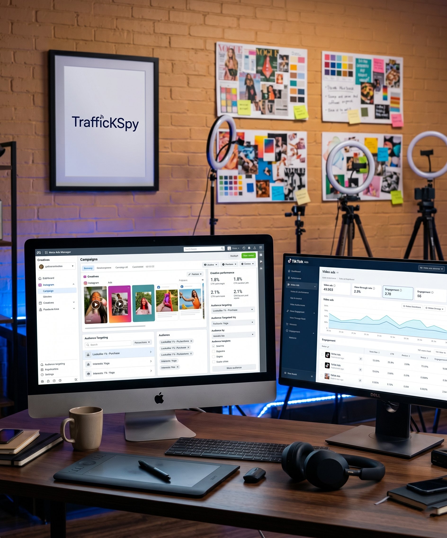 Social media advertising dashboard